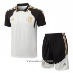 Conjunto Polo del Flamengo 26-27 Crema