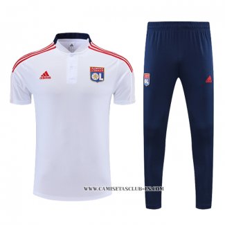 Conjunto Polo del Lyon 22-23 Blanco