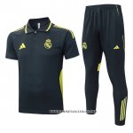 Conjunto Polo del Real Madrid 25-26 Gris Oscuro