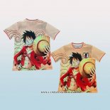 Tailandia Camiseta Japon Anime Luffy 25-26 Naranja