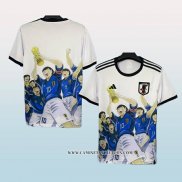 Tailandia Camiseta Japon Special 25-26 Azul Blanco