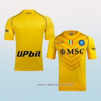 Tailandia Camiseta Napoli Portero 23-24 Amarillo