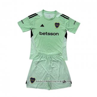 Camiseta Boca Juniors Portero Nino 2025 Verde