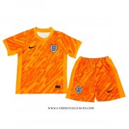 Camiseta Inglaterra Portero Nino 2024 Naranja