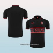 Camiseta Polo del AC Milan 22-23 Negro