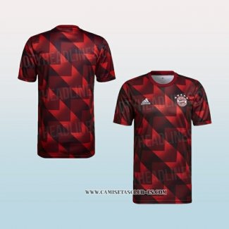 Camiseta Pre Partido del Bayern Munich 2022 Rojo y Negro