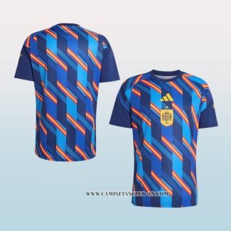 Camiseta Pre Partido del Espana 2026 Azul