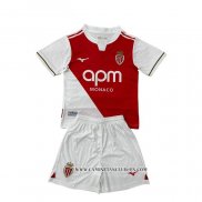 Camiseta Primera AS Monaco Nino 25-26