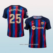 Camiseta Primera Barcelona Jugador Aubameyang 22-23