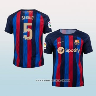 Camiseta Primera Barcelona Jugador Sergio 22-23