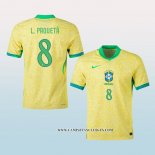 Camiseta Primera Brasil Jugador L.Paqueta 2024
