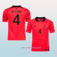 Camiseta Primera Corea del Sur Jugador Kim Min-Jae 2022