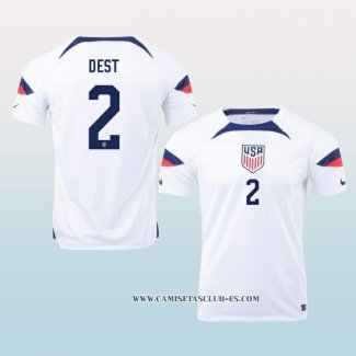 Camiseta Primera Estados Unidos Jugador Dest 2022