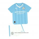 Camiseta Primera Manchester City Nino 23-24