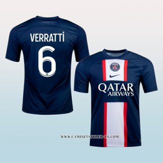 Camiseta Primera Paris Saint-Germain Jugador Verratti 22-23