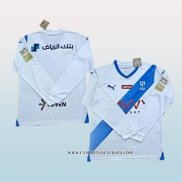 Camiseta Segunda Al Hilal 23-24 Manga Larga