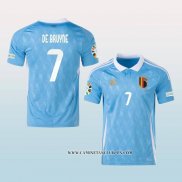 Camiseta Segunda Belgica Jugador De Bruyne 2024