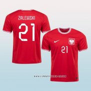 Camiseta Segunda Polonia Jugador Zalewski 2022