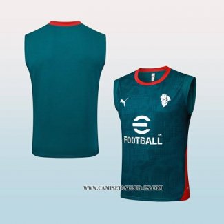 Camiseta de Entrenamiento AC Milan 25-26 Sin Mangas Verde
