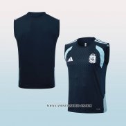 Camiseta de Entrenamiento Argentina 25-26 Sin Mangas Azul