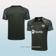 Camiseta de Entrenamiento Barcelona 23-24 Verde Oscuro