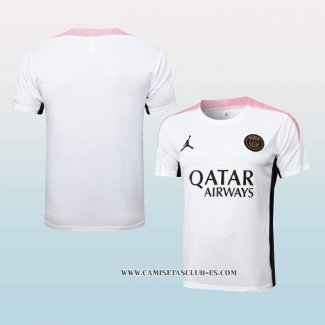 Camiseta de Entrenamiento Paris Saint-Germain Jordan 24-25 Blanco