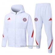 Chandal con Capucha del Bayern Munich 25-26 Blanco