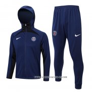 Chandal con Capucha del Paris Saint-Germain 22-23 Azul