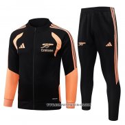 Chandal de Chaqueta del Arsenal Nino 26-27 Negro Naranja