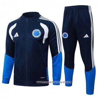 Chandal de Chaqueta del Cruzeiro 25-26 Azul