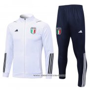 Chandal de Chaqueta del Italia Nino 23-24 Blanco