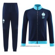 Chandal de Chaqueta del Olympique Marsella 23-24 Azul Oscuro