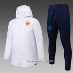 Chandal de Invierno del Olympique Marsella 25-26 Blanco Naranja  Chandal de Invierno del Olympique Marsella 25-26 Blanco Naranja
