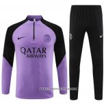 Chandal de Sudadera del Paris Saint-Germain 23-24 Purpura