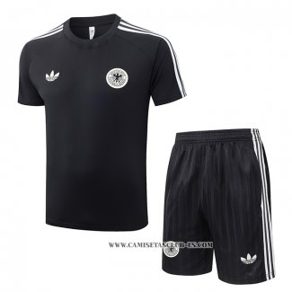 Chandal del Alemania 26-27 Manga Corta Negro - Pantalon Corto