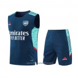 Chandal del Arsenal 22-23 Sin Mangas Azul