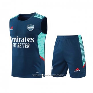 Chandal del Arsenal 22-23 Sin Mangas Azul