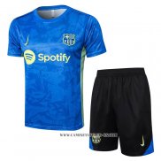 Chandal del Barcelona 24-25 Manga Corta Azul - Pantalon Corto