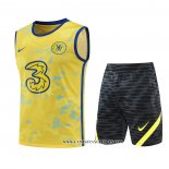 Chandal del Chelsea 22-23 Sin Mangas Amarillo