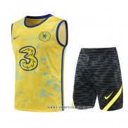 Chandal del Chelsea 22-23 Sin Mangas Amarillo