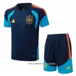 Chandal del Espana 26-27 Manga Corta Azul - Pantalon Corto