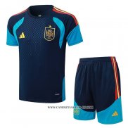 Chandal del Espana 26-27 Manga Corta Azul - Pantalon Corto