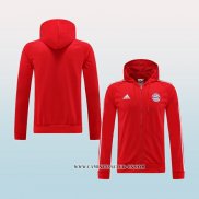 Chaqueta con Capucha del Bayern Munich 22-23 Rojo