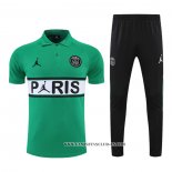 Conjunto Polo del Paris Saint-Germain Jordan 22-23 Verde