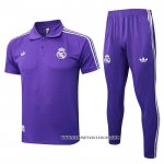 Conjunto Polo del Real Madrid 25-26 Purpura