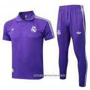 Conjunto Polo del Real Madrid 25-26 Purpura