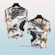 Tailandia Camiseta Real Madrid Dragon 25-26 Blanco Negro