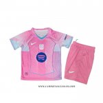 Camiseta Barcelona Special Nino 25-26 Rosa