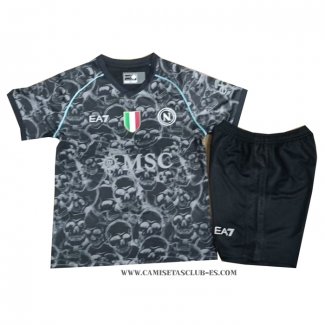 Camiseta Napoli x Halloween Nino 23-24