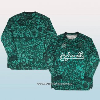 Camiseta Palestina Special 25-26 Manga Larga Verde